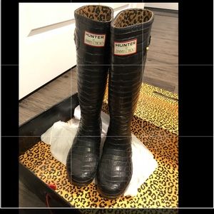 Hunter Jimmy Choo rain boots
